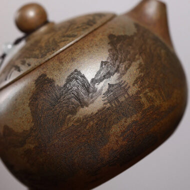 Yixing Zisha Teapot [Jiangshan Ru Hua Xishi] (Chenxiang Ni Firewood Firing – 550ml)