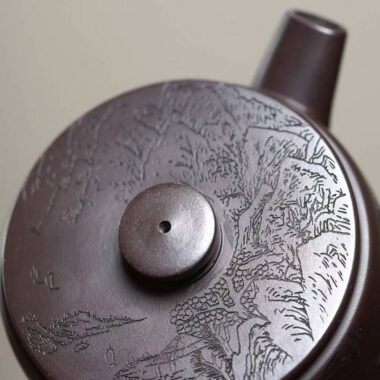 Yixing Zisha Teapot [Jiangnan Hanwa] (Chi Long Xue Sha – 150ml)
