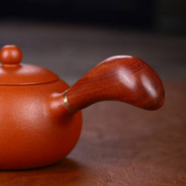 Full Handmade Yixing Zisha Teapot [Tang Yu Pot] (Zhu Ni – 200ml)