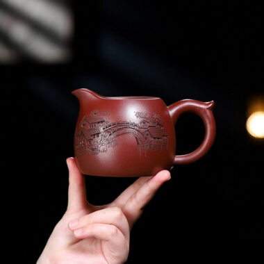 Handmade Yixing Zisha Fair Cup [Jiangnan] (Zi Ni – 280/380ml)