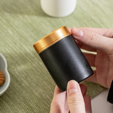 Ceramic Tea Jar | Tea Caddy | Mini Travel Tea Caddy [Tao Yue] 70ml