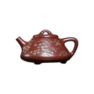 Yixing Zisha Teapot [Plum Blossom Ziye Shi Piao] (Hong Pi Long – 270ml)