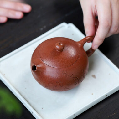 Yixing Zisha Teapot [Bao Chun Xishi] (Jiang Po Ni – 230ml)