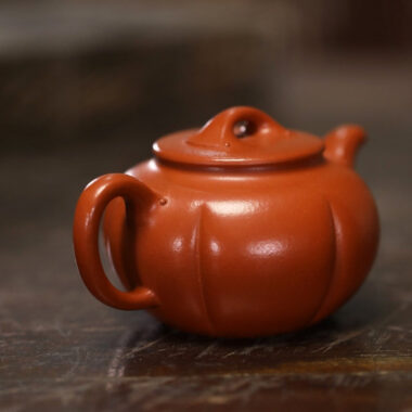 Full Handmade Yixing Zisha Teapot [Jin Nang Pot] (Zhao Zhuang Zhu Ni- 190ml)