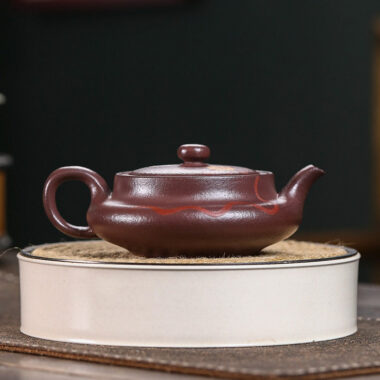 Full Handmade Yixing Zisha Teapot [Jiqing Tian Xia] (30 Mu Zi Ni – 260ml)