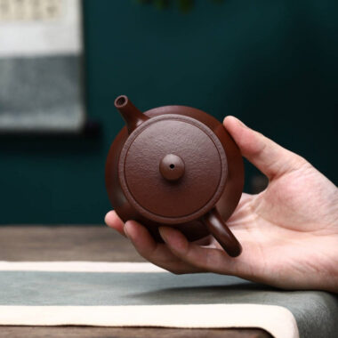Full Handmade Yixing Zisha Teapot [Zhu Chu Pot] (Zi Ni – 200ml)