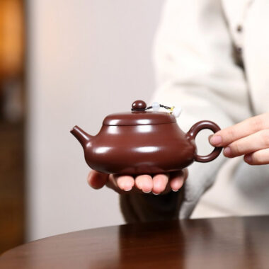 Yixing Zisha Teapot [Bian Xin] (Zi Ni – 160ml)