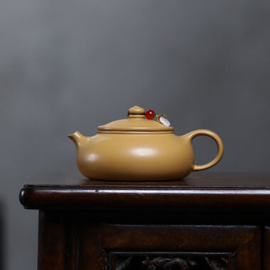Yixing Zisha Teapot [Han Jiang] (Huangjin Duan Ni – 170ml)