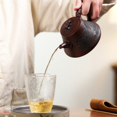 Yixing Zisha Teapot [Ruyi Na Piao] (Long Xue Sha – 310ml)