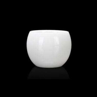 Ice Jade White Porcelain Small Tea Cup 45-50ml