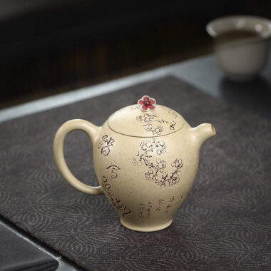 Full Handmade Yixing Zisha Teapot [Ta Xue Xun Mei] (Bensan Lu Ni – 150ml)