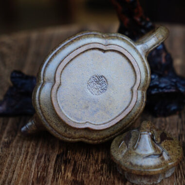 Full Handmade Yixing Zisha Teapot [Sifang Zhu Gu Pot] (Qing Duan Ni Firewood Fired – 160ml)
