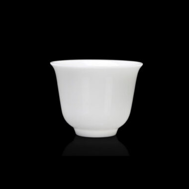 Ice Jade White Porcelain Small Tea Cup 45-50ml