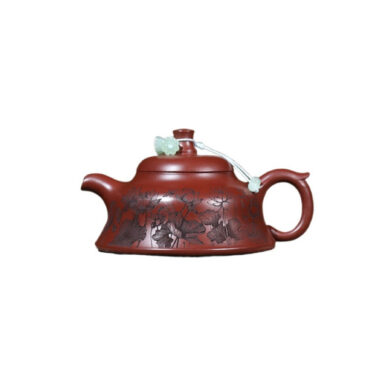Yixing Zisha Teapot [Lotus Hat] (Long Xue Sha – 170ml)