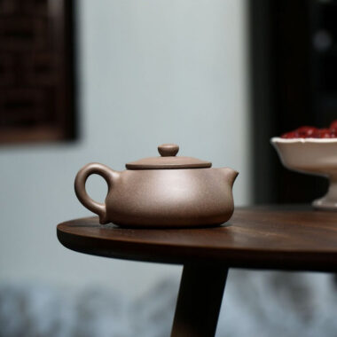 Yixing Zisha Teapot [Bamboo Shi Piao] (Qinghui Duan Ni – 240ml)