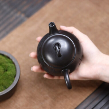 Yixing Zisha Teapot [Sanzu Ruding] (Shi Huang – 310ml)