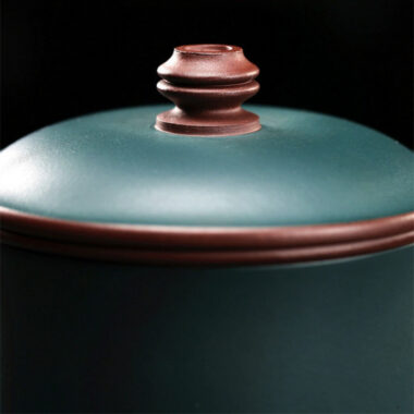 Yixing Zisha Tea Mug with Filter [Bamboo Breeze] 4/5pcs Set (Zi Ni – 460ml)