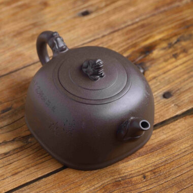 Full Handmade Yixing Zisha Teapot [Hun Fang Jing Lan Pot] (Qinghui Ni – 460ml)