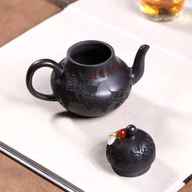 Yixing Zisha Teapot [Si Ting] (Shi Huang – 200ml)