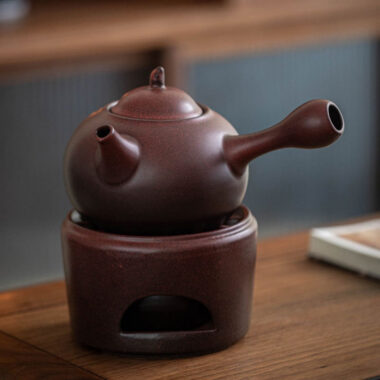 Retro Ceramic Direct Fire Teapot [Ling Xiang Side Handle Pot] 800ml