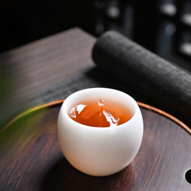 Ice Jade White Porcelain Small Tea Cup 45-50ml