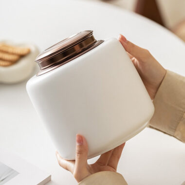 Ceramic Tea Jar | Tea Caddy | Tea Caddy [Fu Yun] 1850ml