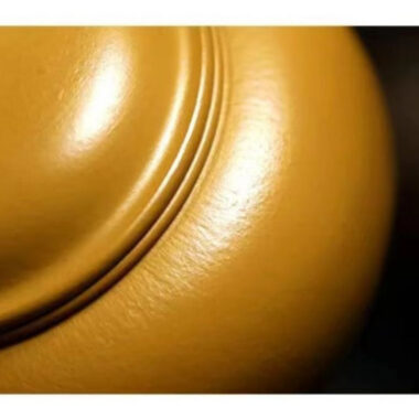 Yixing Zisha Teapot [Mini Shui Ping Pot] (Huangjin Zhu Ni – 120ml)