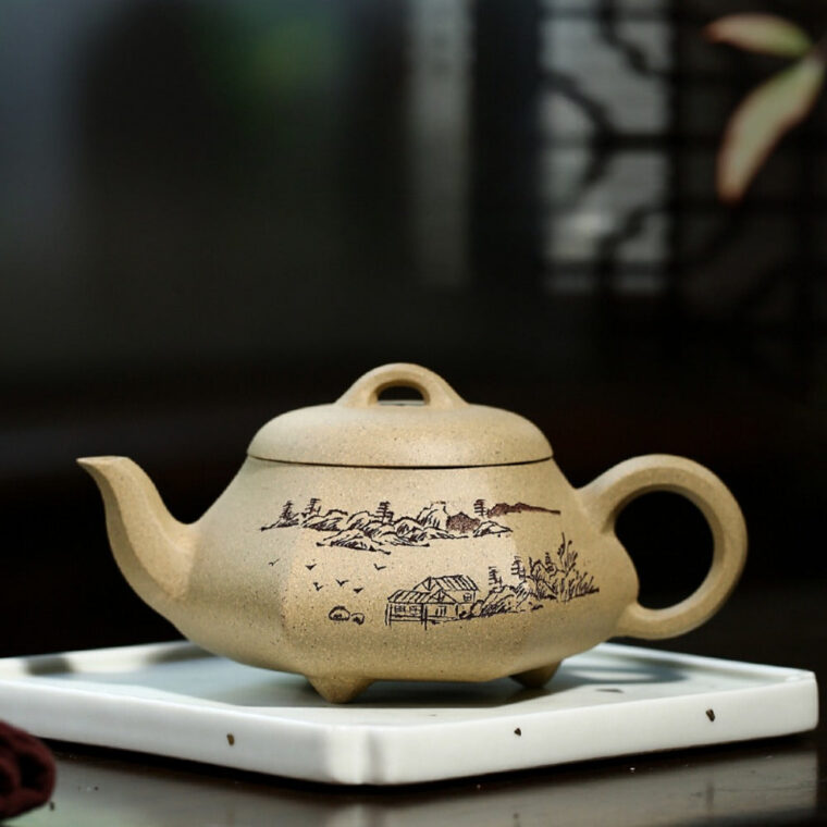 Yixing Zisha Teapot [Han Tang Shi Piao] (Duan Ni – 220ml)