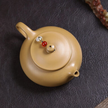 Yixing Zisha Teapot [Han Jiang] (Huangjin Duan Ni – 170ml)