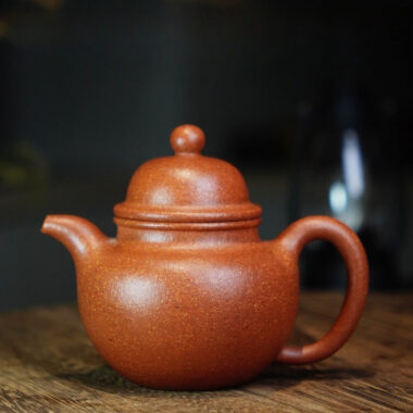 Full Handmade Yixing Zisha Teapot [Duo Qiu Pot] (Jiang Po Ni – 200ml)