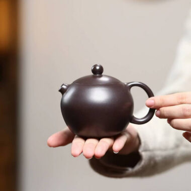 Yixing Zisha Teapot [Hetun Xishi] (Chi Long Xue Sha – 220ml)