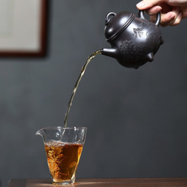 Yixing Zisha Teapot [Sanzu Ruding] (Shi Huang – 310ml)