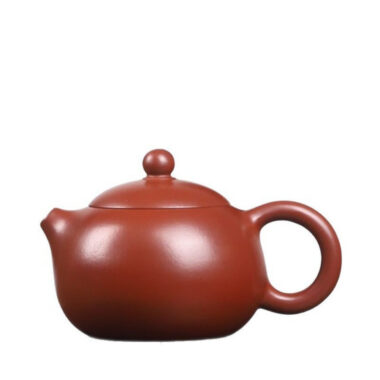 Full Handmade Yixing Zisha Teapot [Xishi Pot] (Zhu Ni – 130ml)
