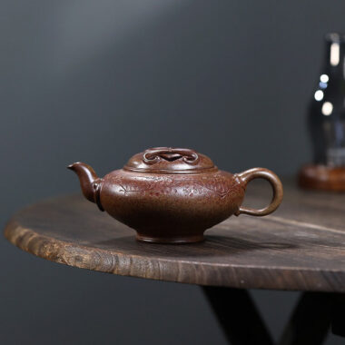 Yixing Zisha Teapot [Niu Gai An Xiang] (Duan Ni Firewood Firing – 300ml)