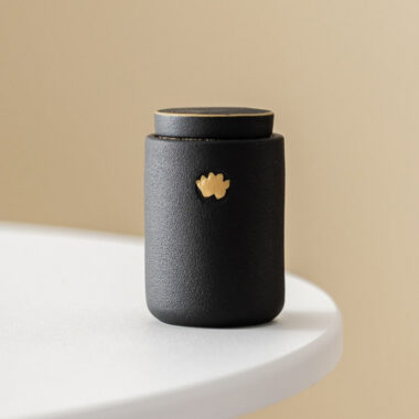 Ceramic Tea Jar | Tea Caddy | Mini Travel Tea Caddy [Somersault Cloud] 90ml