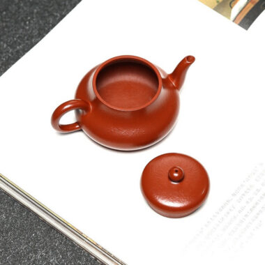 Full Handmade Yixing Zisha Teapot [Junde Pot] (Dahongpao – 130ml)