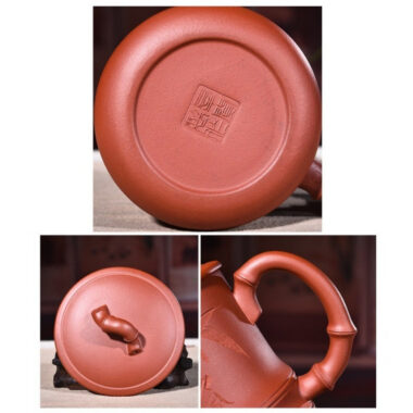 Yixing Zisha Tea Mug [Qingfeng Bamboo] (Zi Ni/Xiao Hong Ni – 450ml)