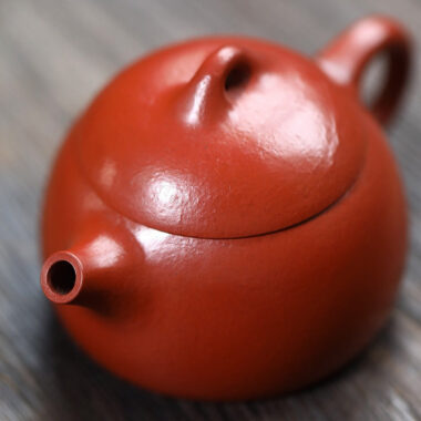 Yixing Zisha Teapot [Mini Qin Quan] (Wrinkled Skin Zhu Ni – 50ml)