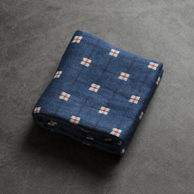 Linen Cotton Zen Tea Tower [Checkered]