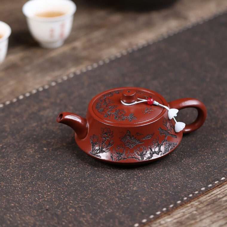 Yixing Zisha Teapot [Bird Zhu Chu] (Dahongpao – 140ml)