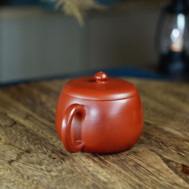 Yixing Zisha Teapot [Fat Xishi Pot] (Dahongpao – 230ml)