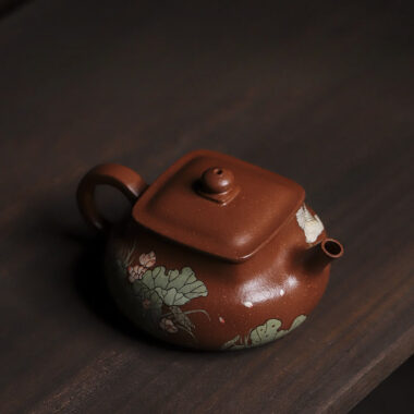 Full Handmade Yixing Zisha Teapot [Shui Meiren] (Hong Jiang Po Ni – 190ml)