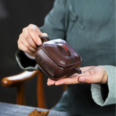 Full Handmade Yixing Zisha Teapot [A Bright Future] (Jia Pi Zi Ni – 320ml)