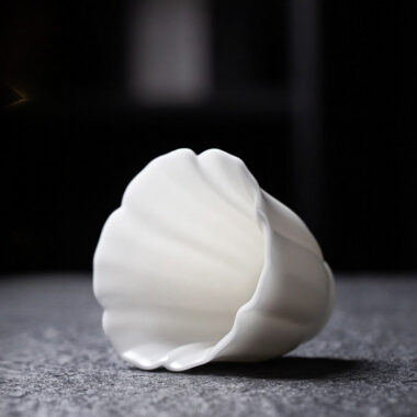 Ice Jade White Porcelain [Linghua] Tea Cup 70ml