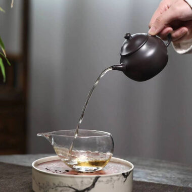 Yixing Zisha Teapot [Straw Hat Pot] (Tian Qing Ni – 150ml)