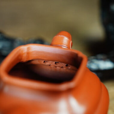 Full Handmade Yixing Zisha Teapot [Bamboo Pot] (Zhu Ni – 150ml)