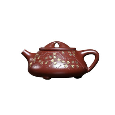 Yixing Zisha Teapot [Plum Blossom Jingzhou Shi Piao] (Hong Pi Long – 310ml)