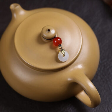 Yixing Zisha Teapot [Han Jiang] (Huangjin Duan Ni – 170ml)
