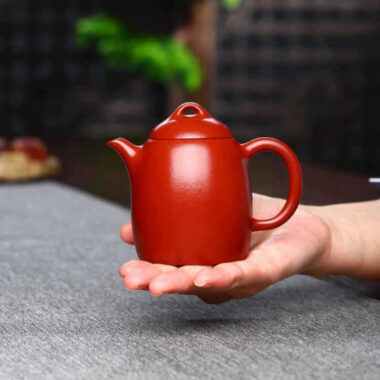 Full Handmade Yixing Zisha Teapot [Qin Quan Pot] (Dahongpao – 180ml)