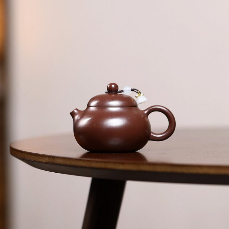 Yixing Zisha Teapot [Mini Wendan] (Zi Ni – 130ml)